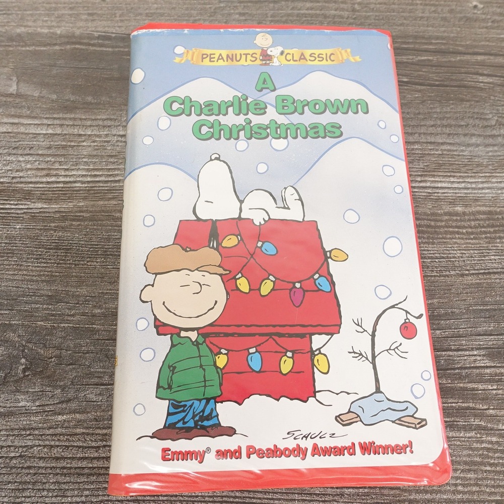 Paramount A Charlie Brown Christmas VHS Kids OS Red Good Peanuts Classic Holiday